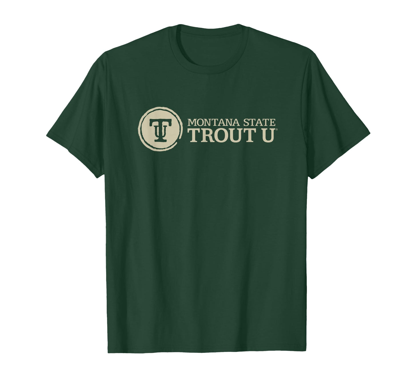 Montana State University Bobcats Trout U Horizontal T-Shirt