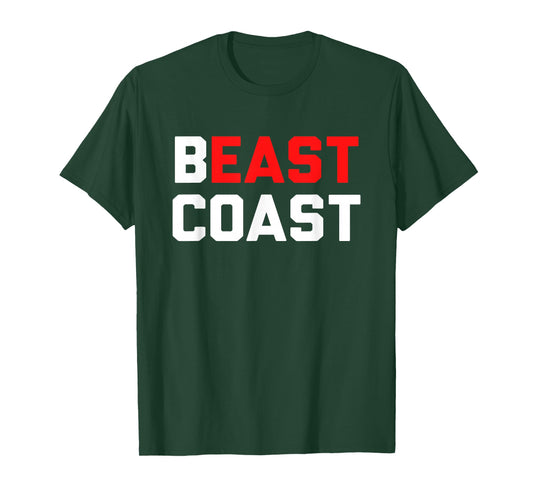 Beast Coast T-Shirt Novelty East Coast Gift T-Shirt