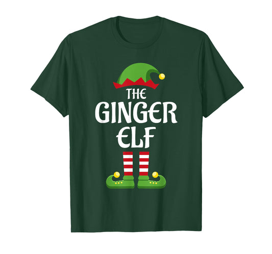 Ginger Elf Family Matching Group Christmas T-Shirt
