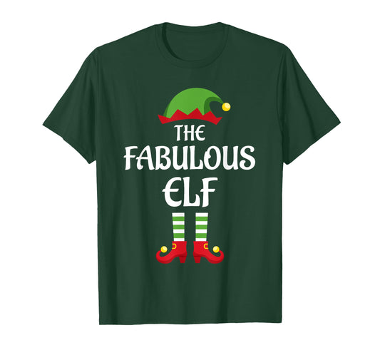 Fabulous Elf Family Matching Group Christmas T-Shirt
