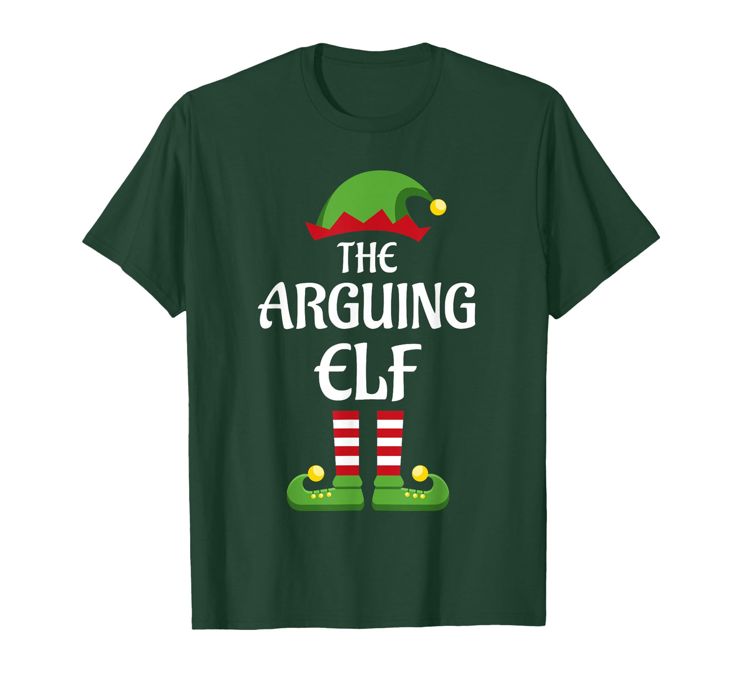 Arguing Elf Family Matching Group Christmas T-Shirt