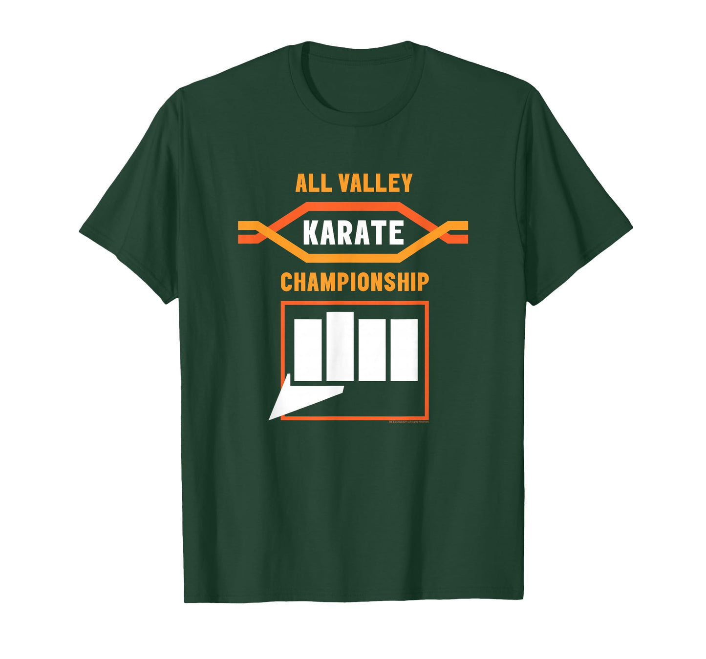 Cobra Kai All Valley Logo and Fist T-Shirt