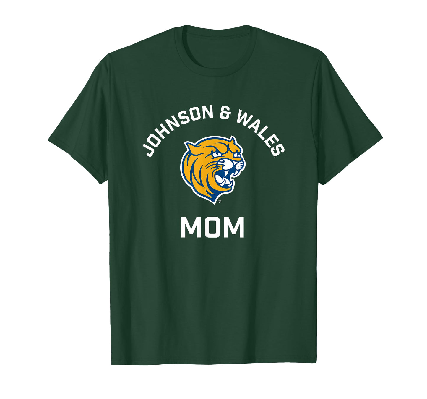 Johnson and Wales University JWU Wildcats Arched Mom T-Shirt