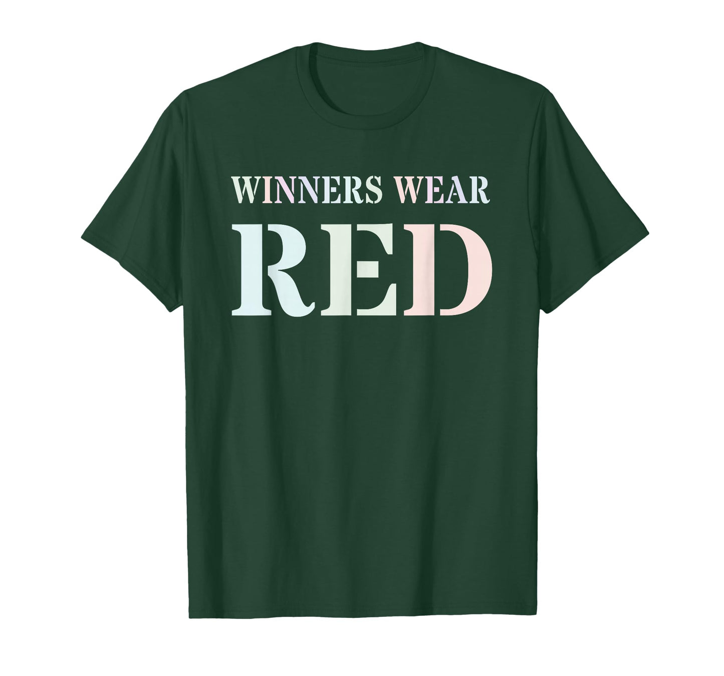 Bruh WINNERS WEAR RED Spirit Week War Game Team Building T-Shirt