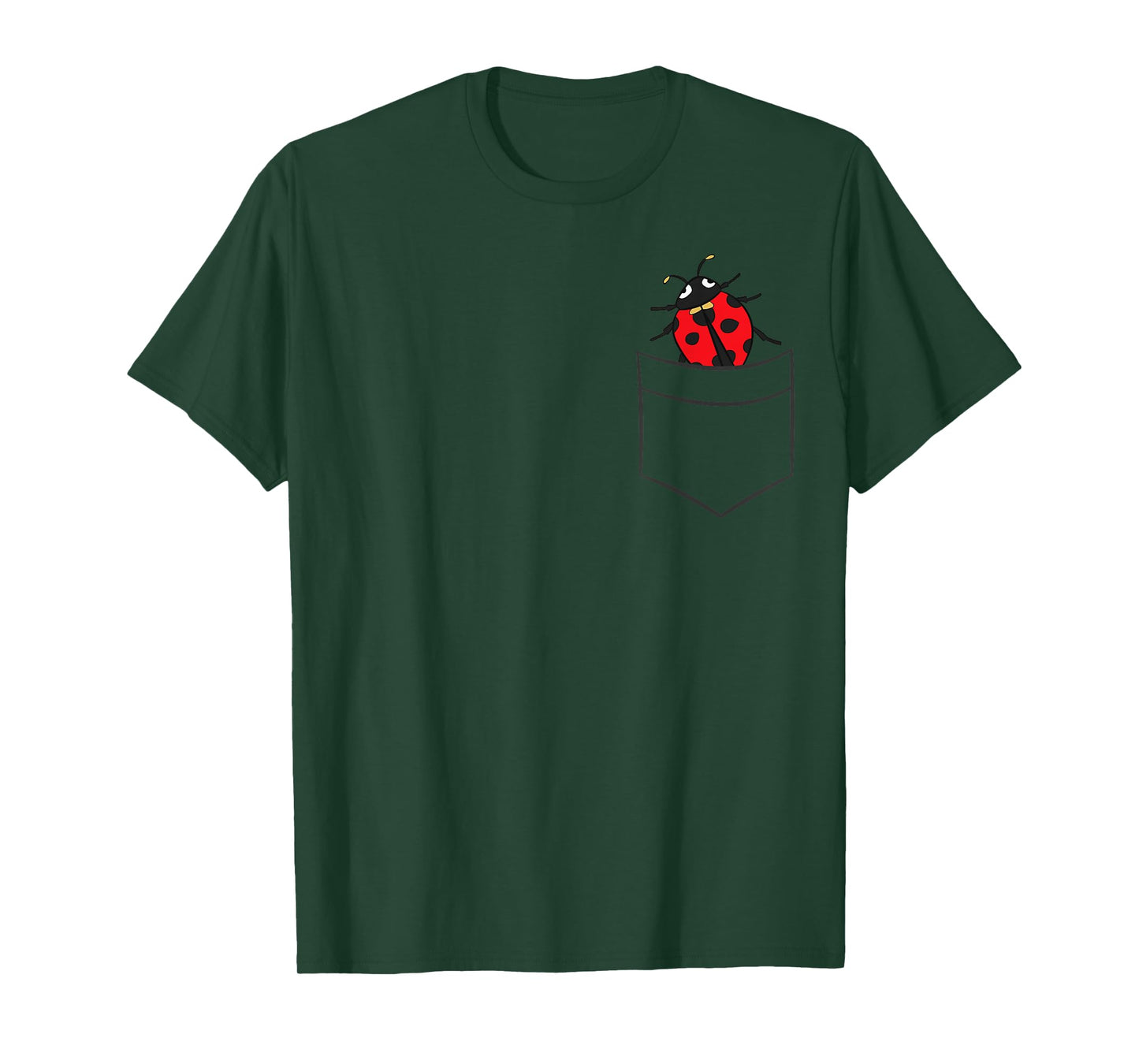 Ladybug in The Pocket Funny Pocket Ladybug T-Shirt