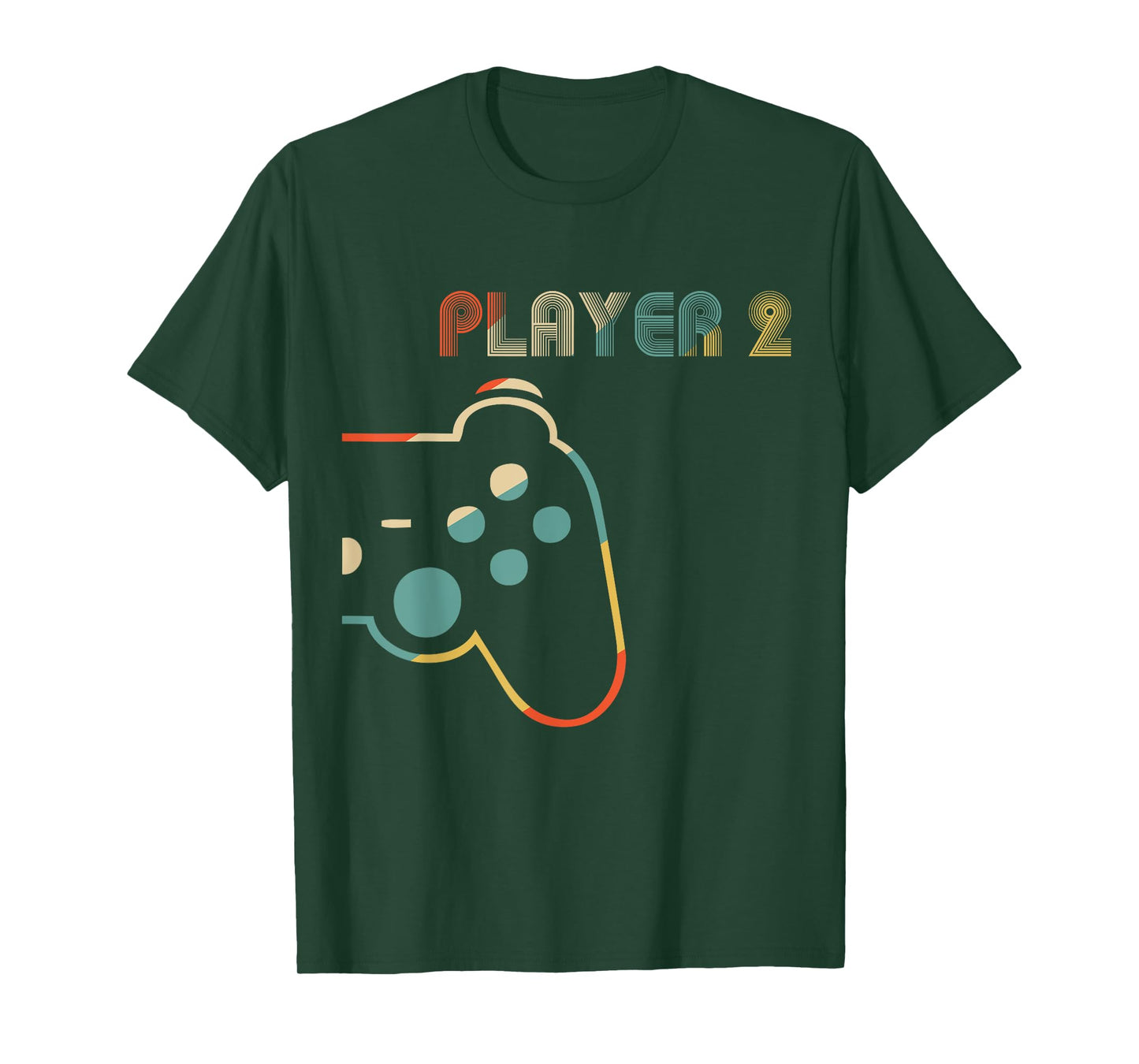 Matching Video Gamers Couple Player 1 Player 2 T-Shirt