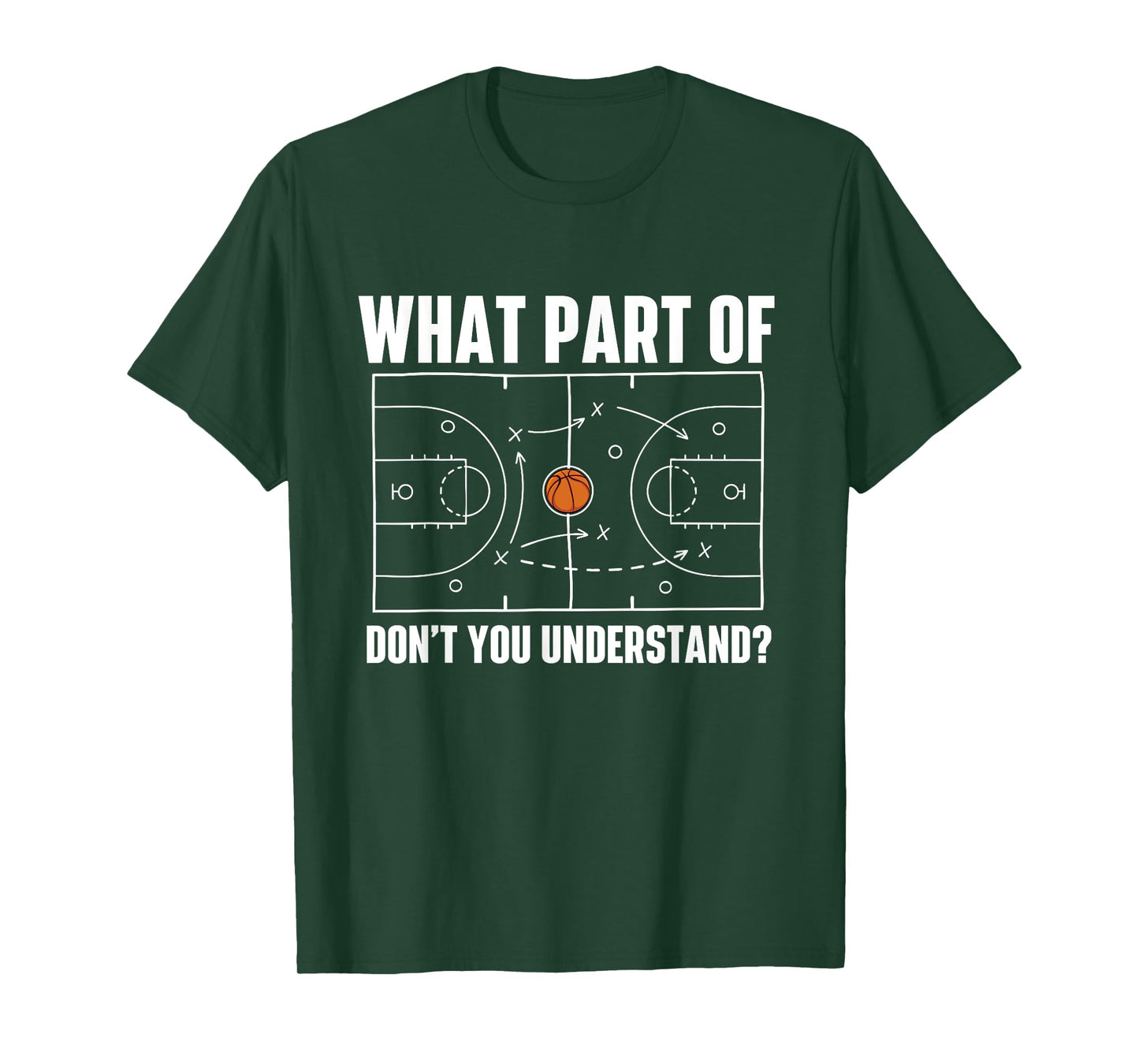 What Part Of Don't You Understand - Basketball Player Fan T-Shirt