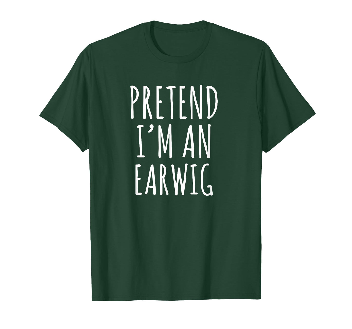 Lazy Halloween Costume Pretend I'm An Earwig Simple T-Shirt