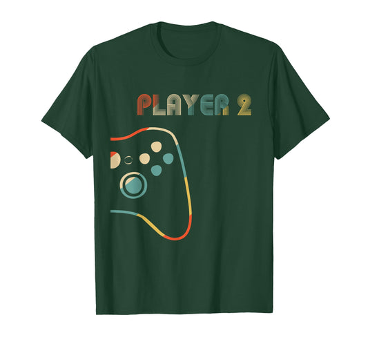 Matching Gamer Couple tee Player 1 Player 2 T-Shirt