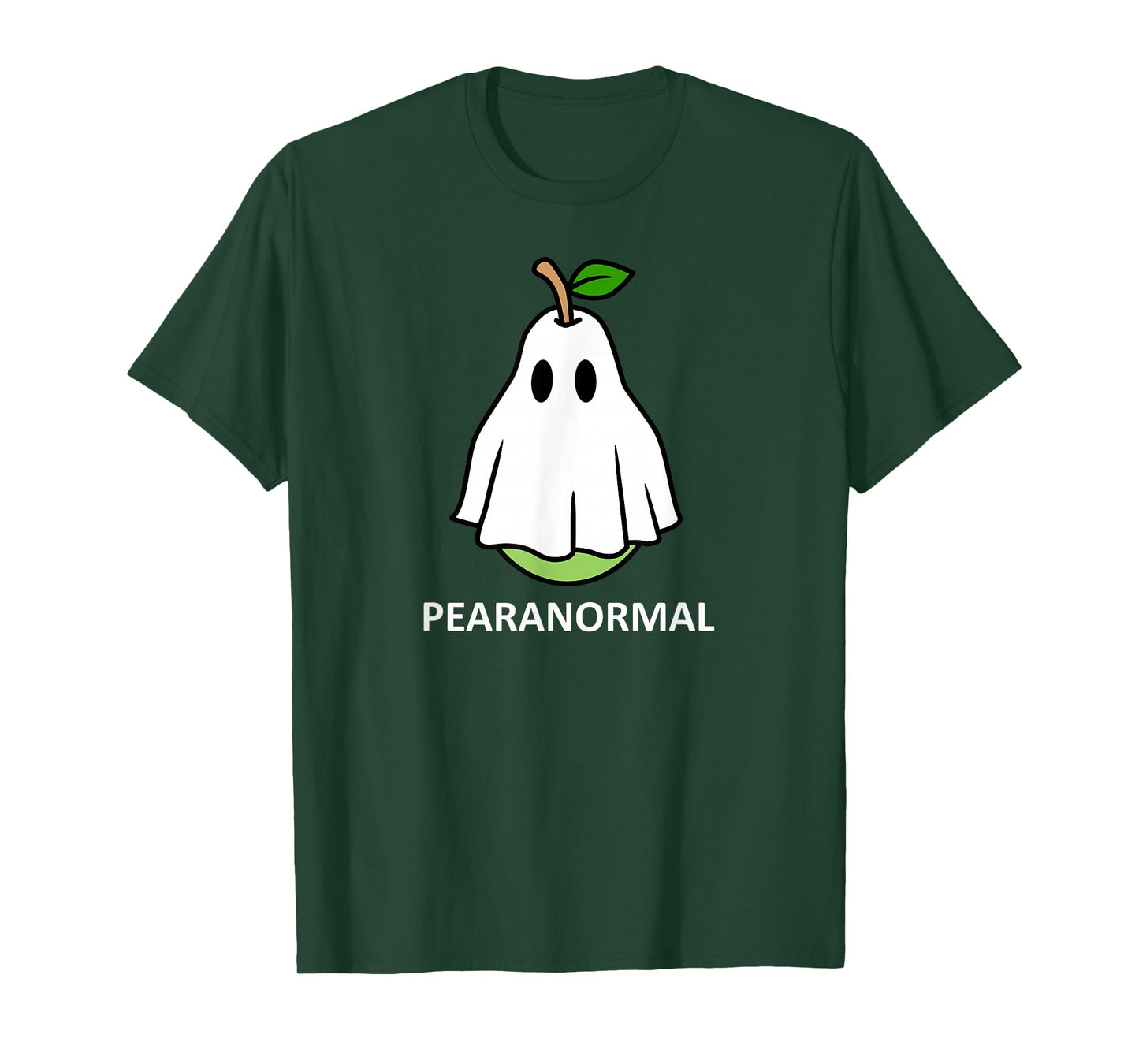 Pearanormal Cute Ghost Pear Halloween Costume Funny Pun T-Shirt