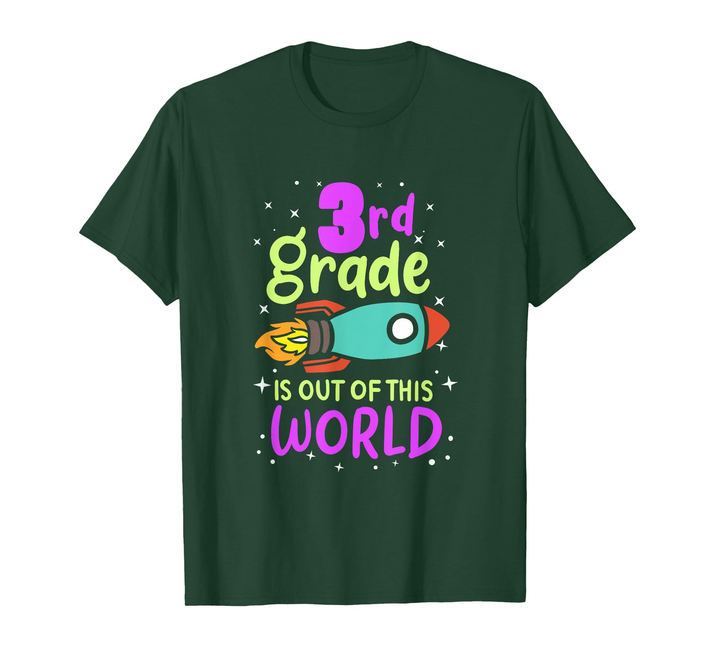 3rd Grade Is Out Of This World 3rd Grader Rocket Costume T-Shirt