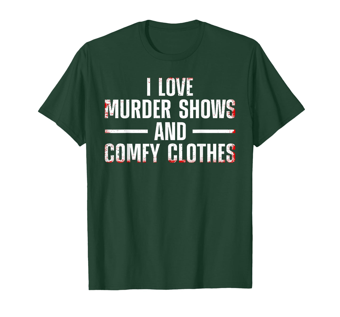 Funny Murder Show Art For Men Women Morbid Spy Investigator T-Shirt