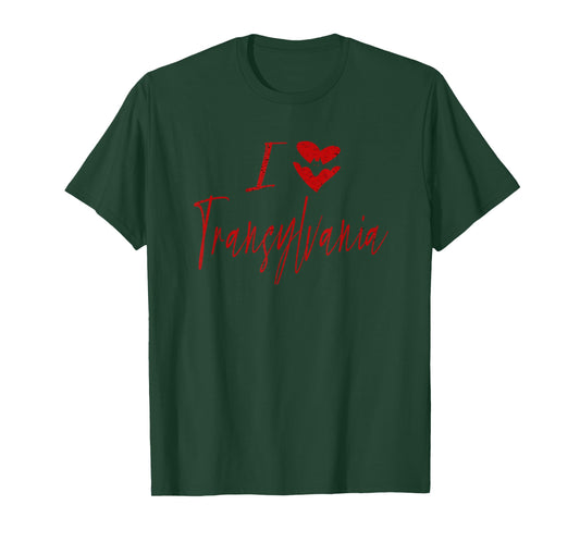 I Love Transylvania - Halloween Vampire T-Shirt