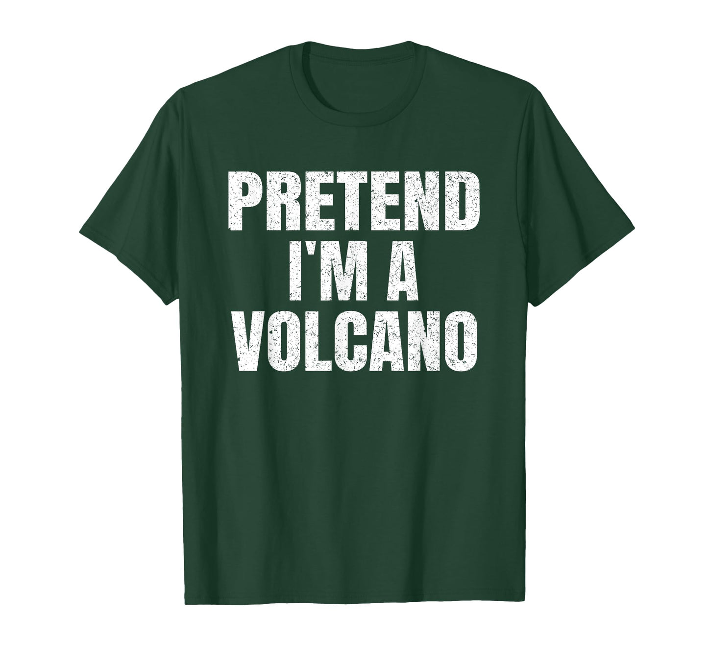 Pretend I'm A Volcano Easy Halloween Family Group Costume T-Shirt