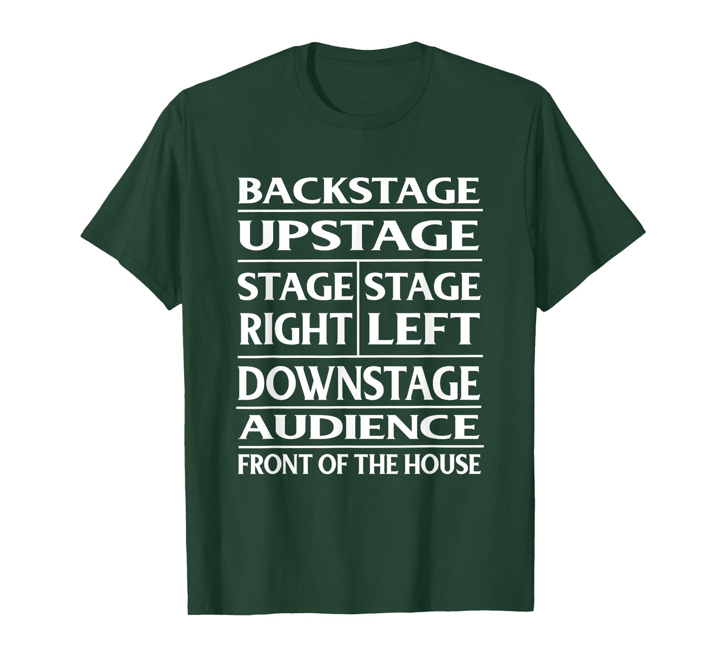Stage Theatre Anatomy Funny T-Shirt