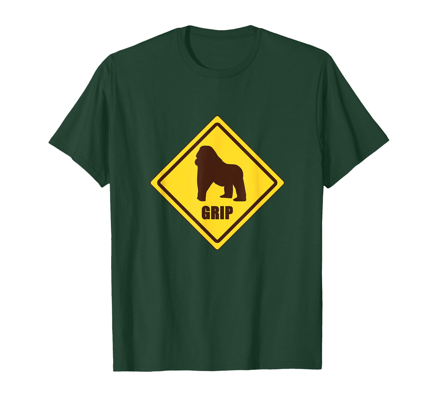 Funny Womens Gorilla Grip Warning T-Shirt