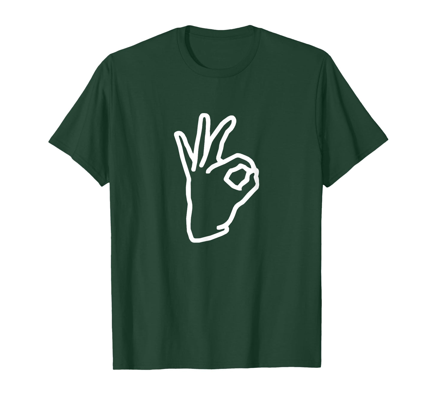 BoredKoalas Meme Ok Hand Sign Retro T-Shirt, Unisex-Adults & Kids, Black, Small