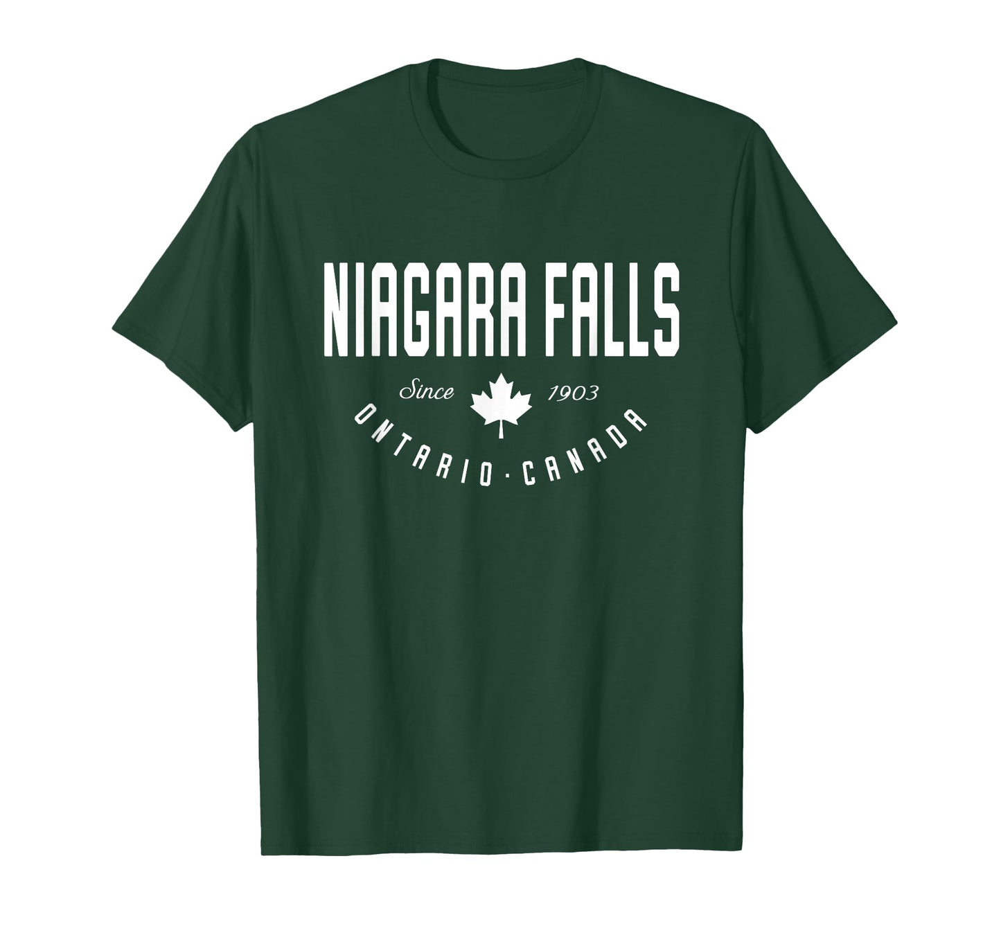 CA Niagara Falls Ontario Canadian Maple Leaf T-Shirt