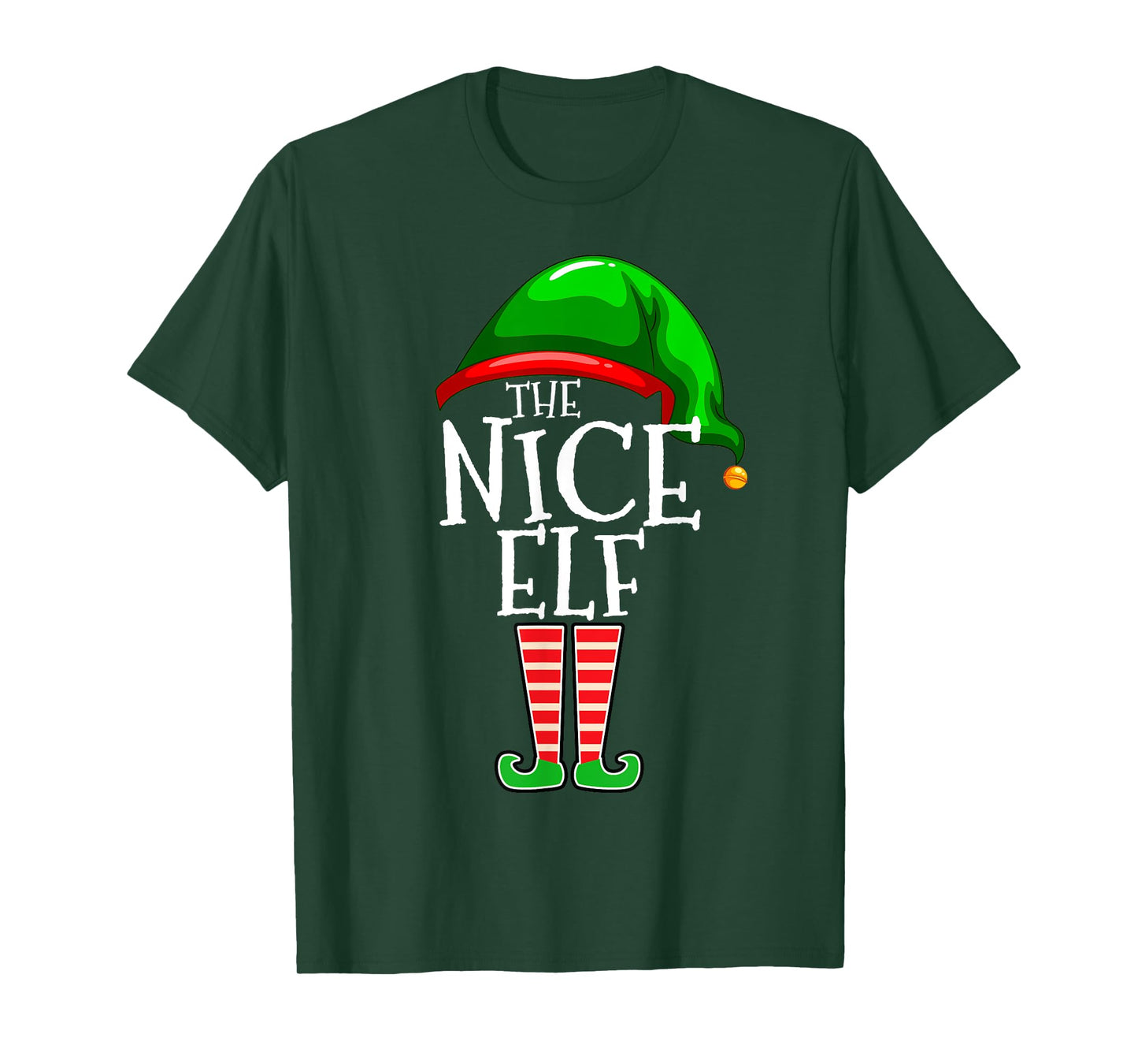 The Nice Elf Group Matching Family Christmas T-Shirt