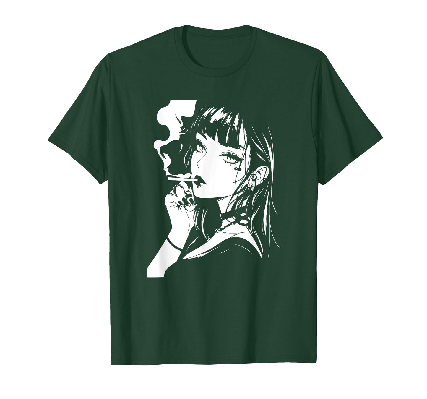 Grunge Anime Girl T-Shirt