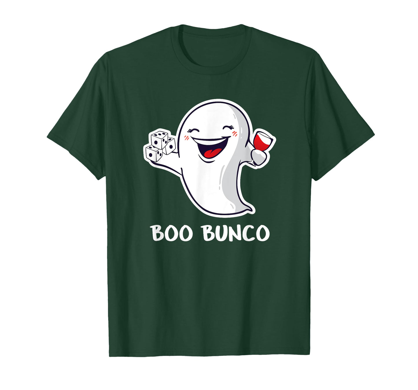 Bunco Halloween Cute Boo Bunco Ghost Gift T-Shirt T-Shirt