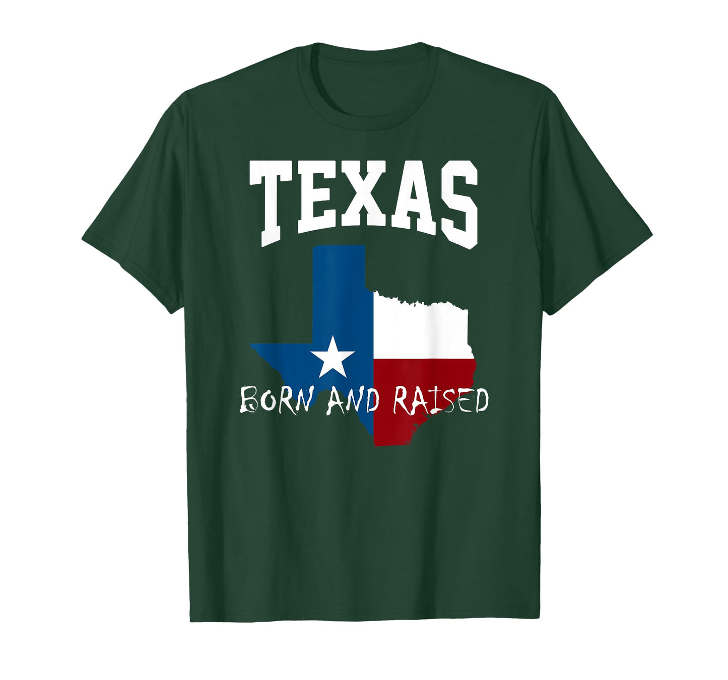 Texas Born And Raised t shirt; Texas Flag t shirt T-Shirt