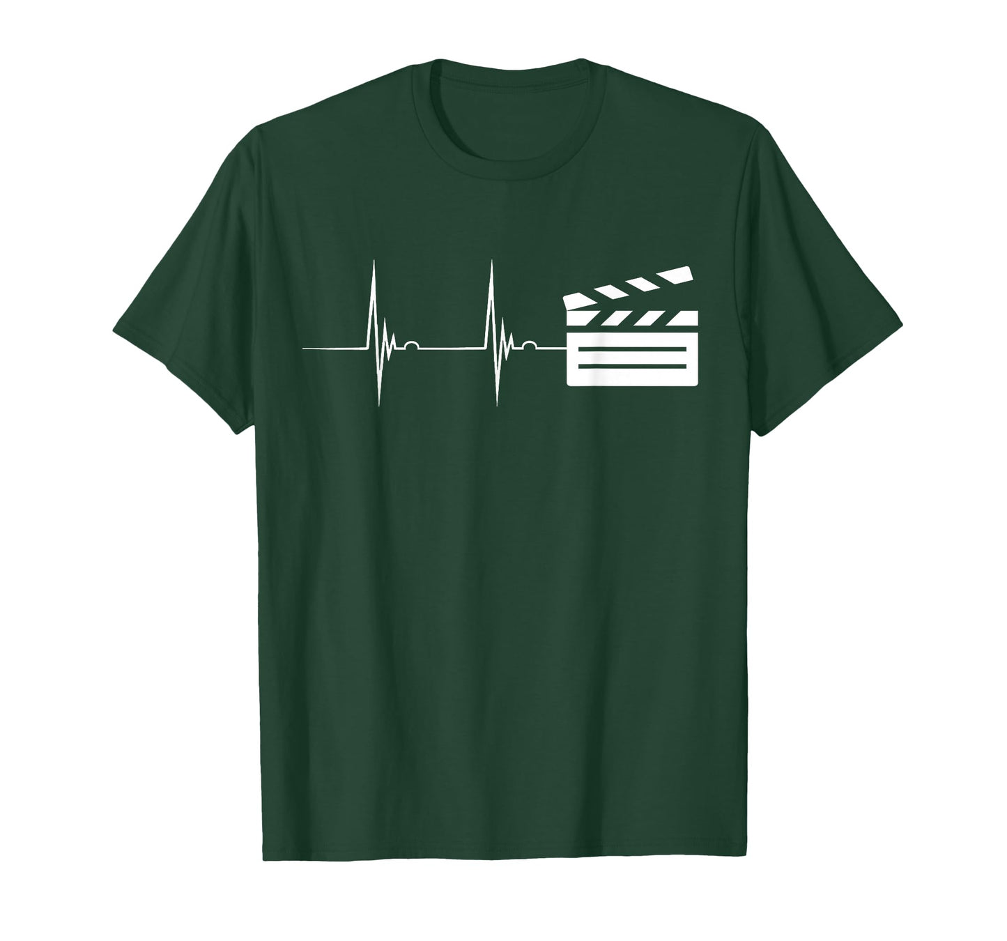 Filmmaker Film Producer Clapboard Heartbeat EKG Pulse T-Shirt