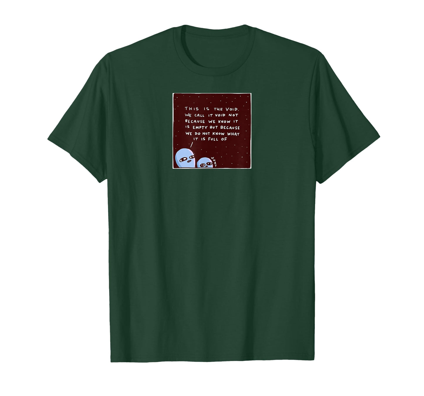 Threadless Nathan W. Pyle Strange Planet The Void Graphic T-Shirt