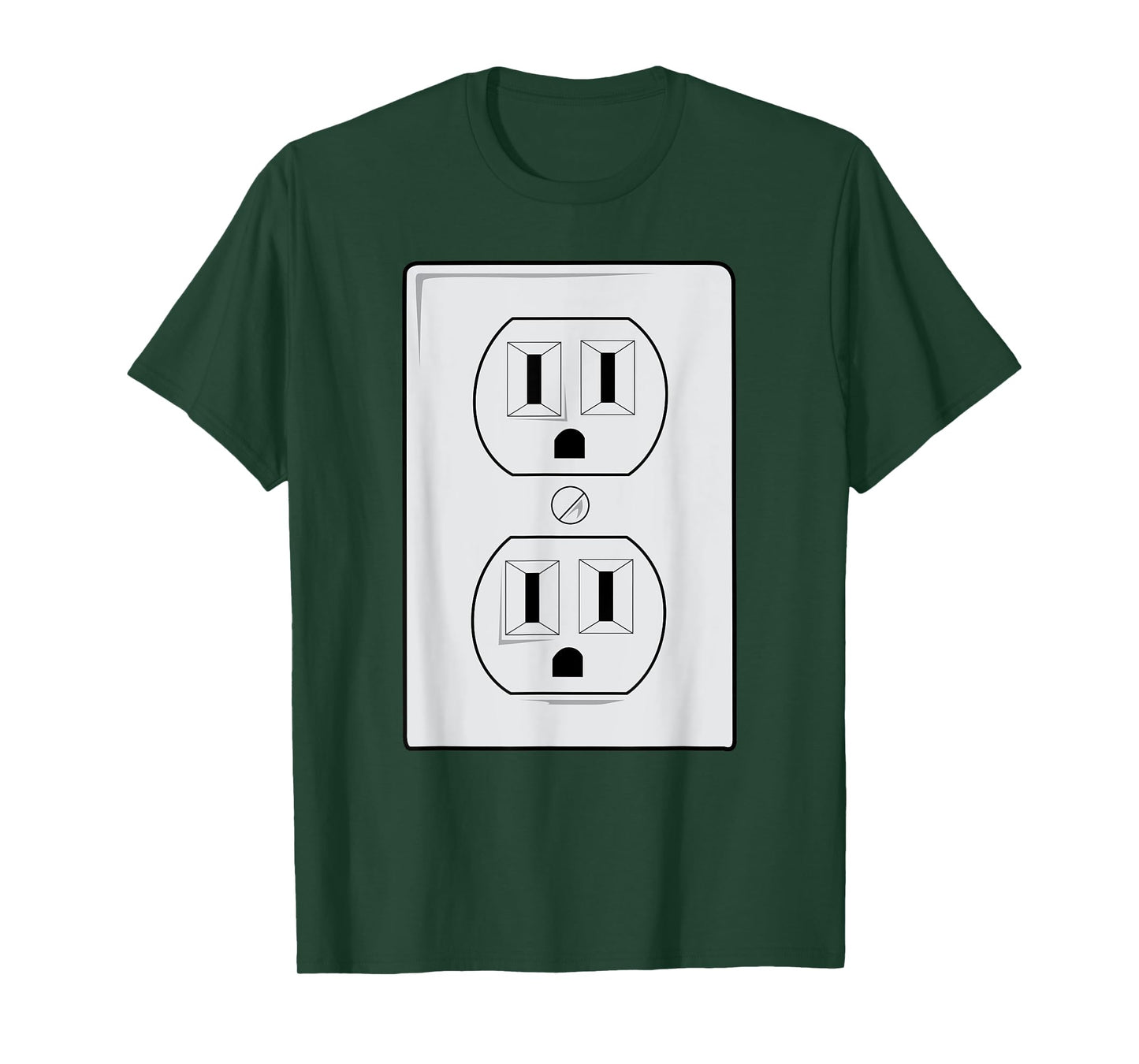 Electrical Outlet Plug And SOCKET Couples Costume Halloween T-Shirt
