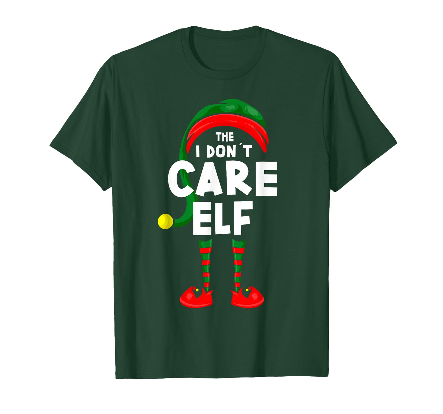 Carnival or Christmas Party Costume - The I Don´t Care Elf T-Shirt