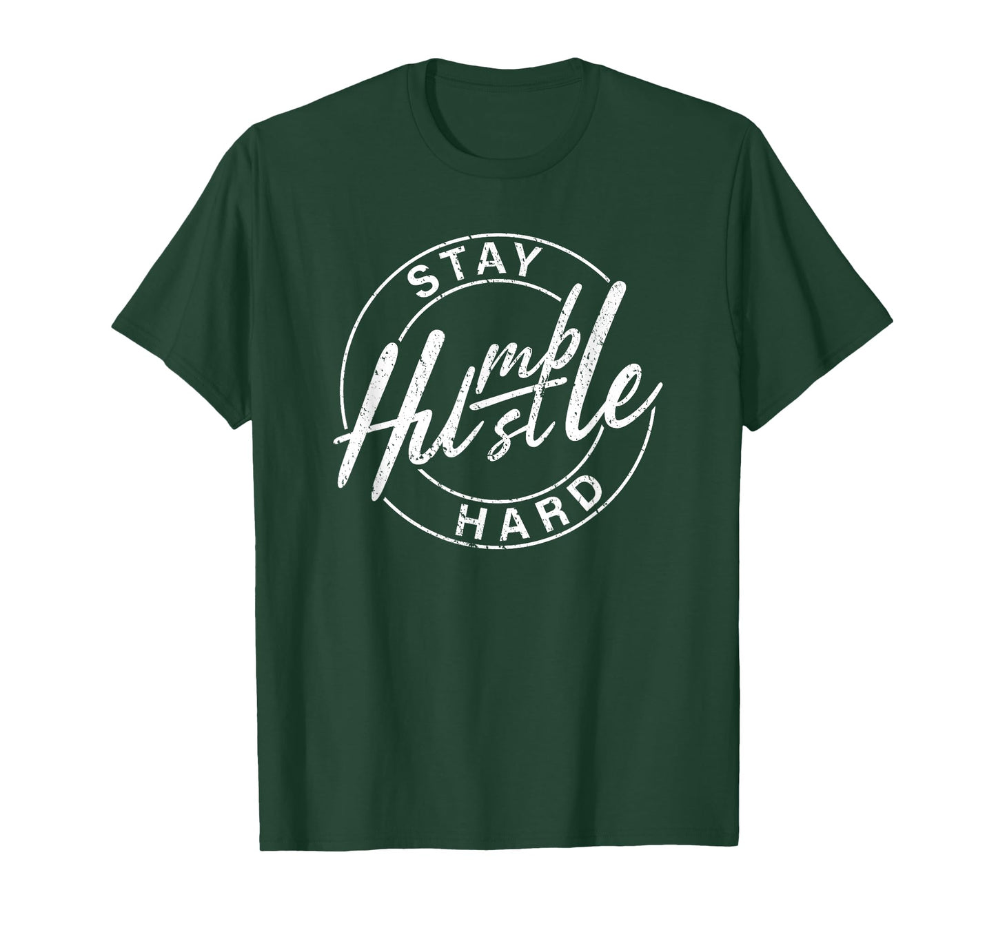 Humble Hustle Odometer Style Graphic Design T-Shirt