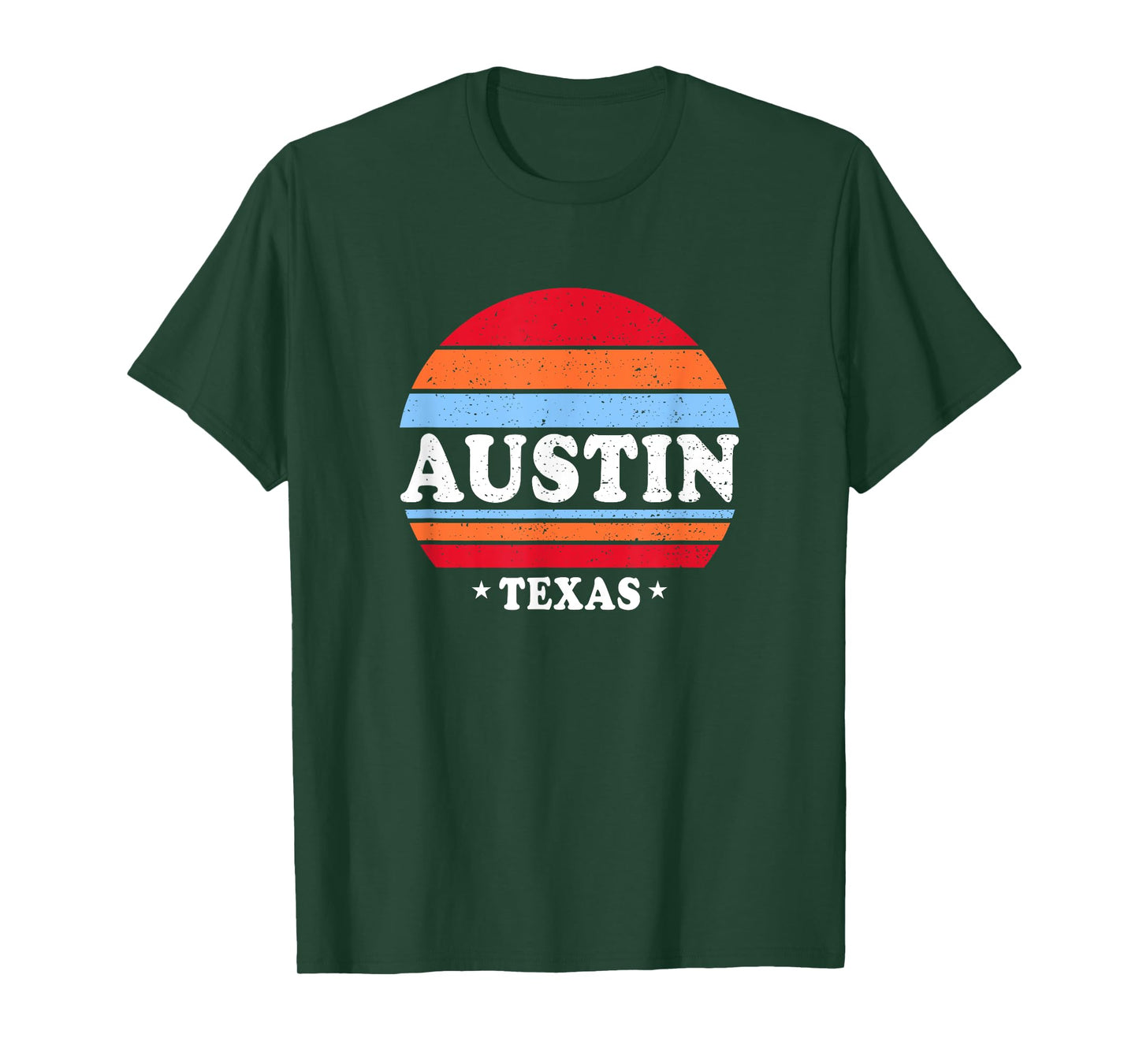 Retro Austin TX Shirt Men Women Kids Texas Souvenirs Gifts T-Shirt