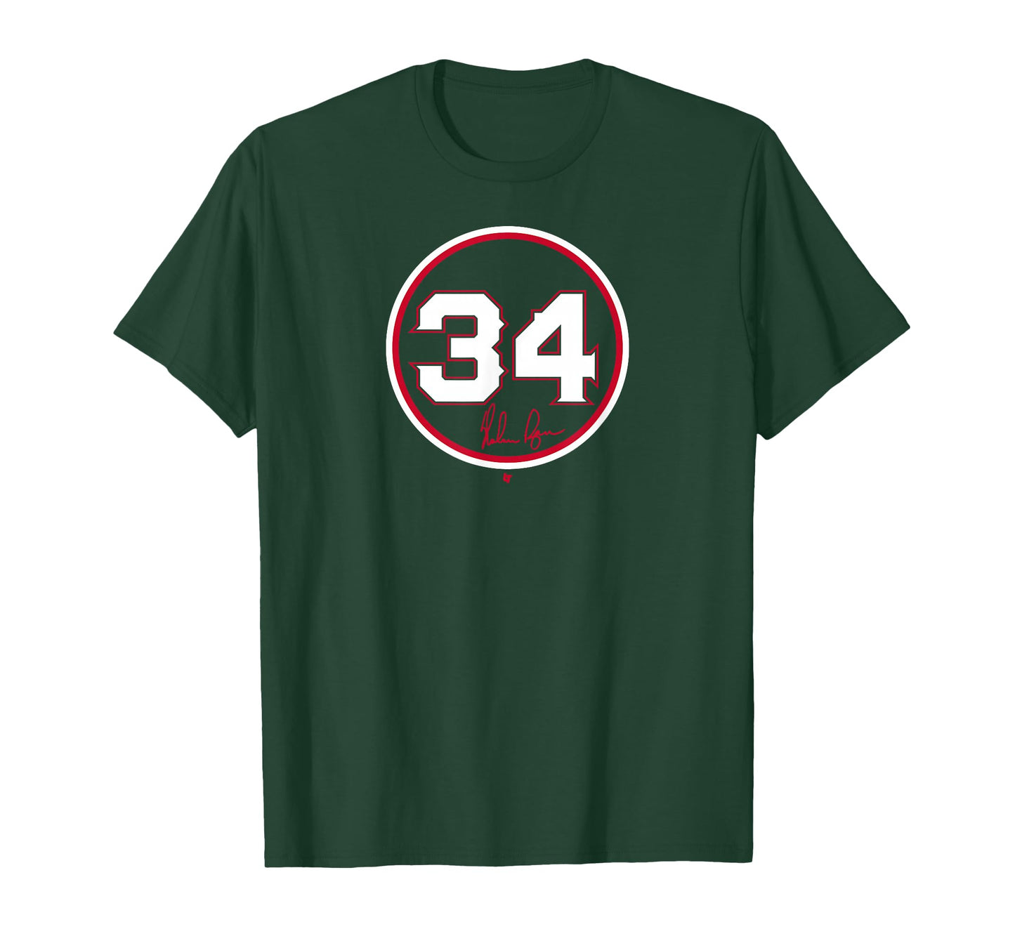 BreakingT Nolan Ryan - Number Circle - Texas Baseball T-Shirt
