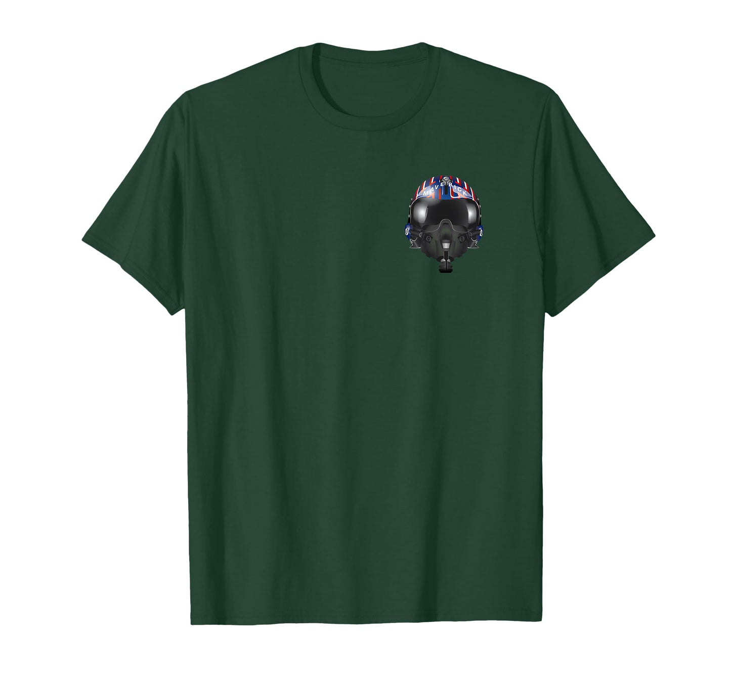 Top Gun Be My Wingman Helmet Front and Back Action Movie T-Shirt