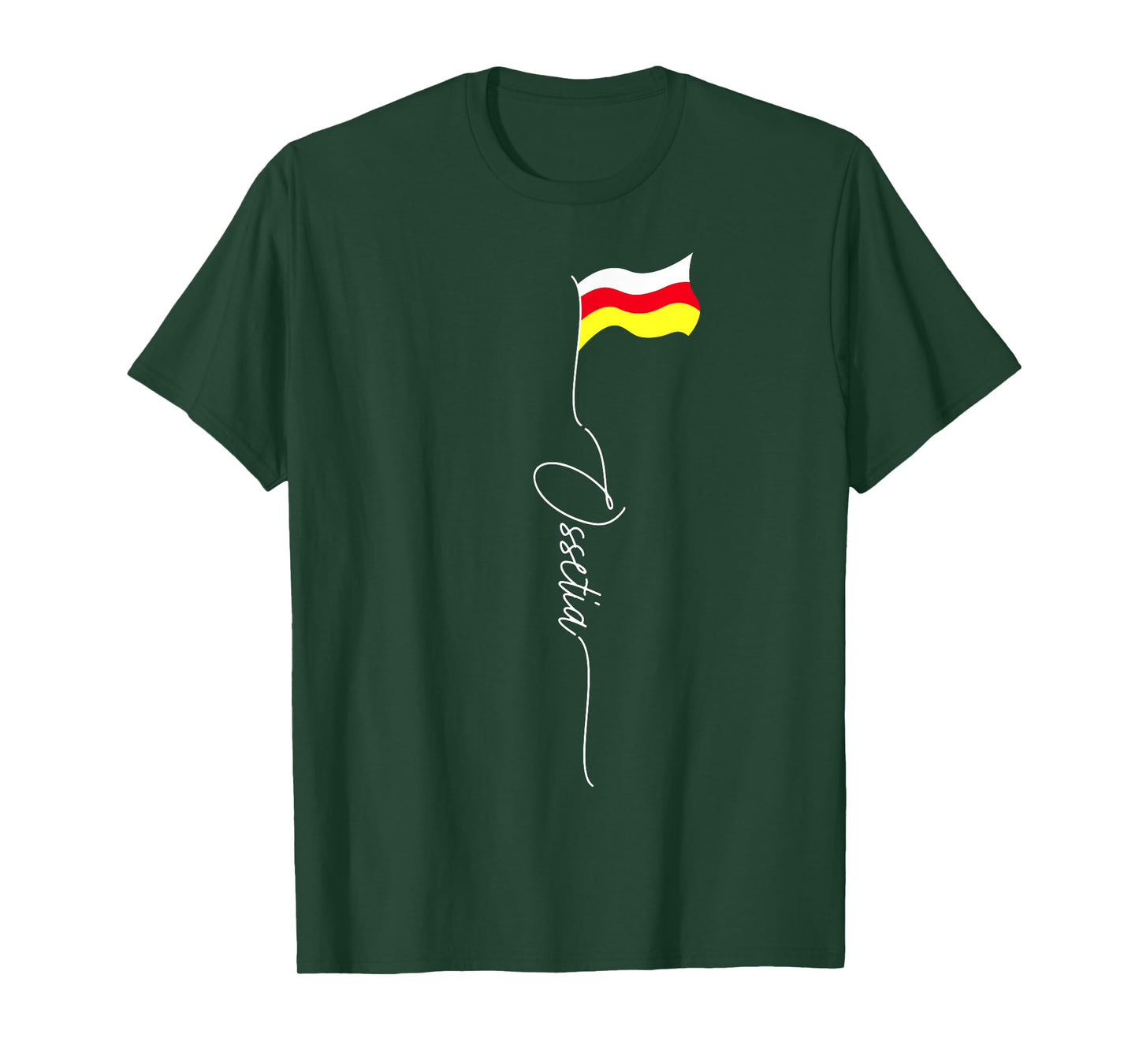 Ossetia Flag, Ossetia Island, Ossetian Patriotic Flag T-Shirt