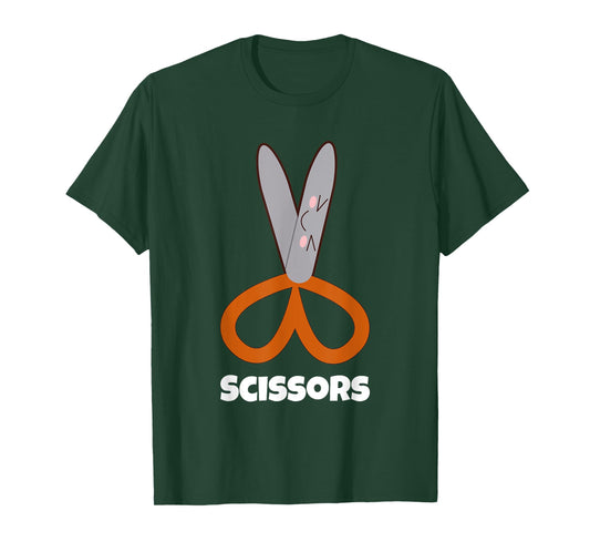 Rock Paper Scissors Shirt Funny Group Halloween Costumes T-Shirt
