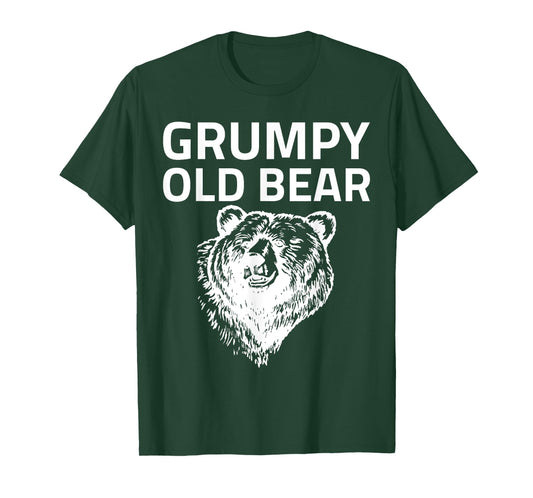 Grumpy Old Bear Funny Grandpa Birthday Gift T-Shirt T-Shirt