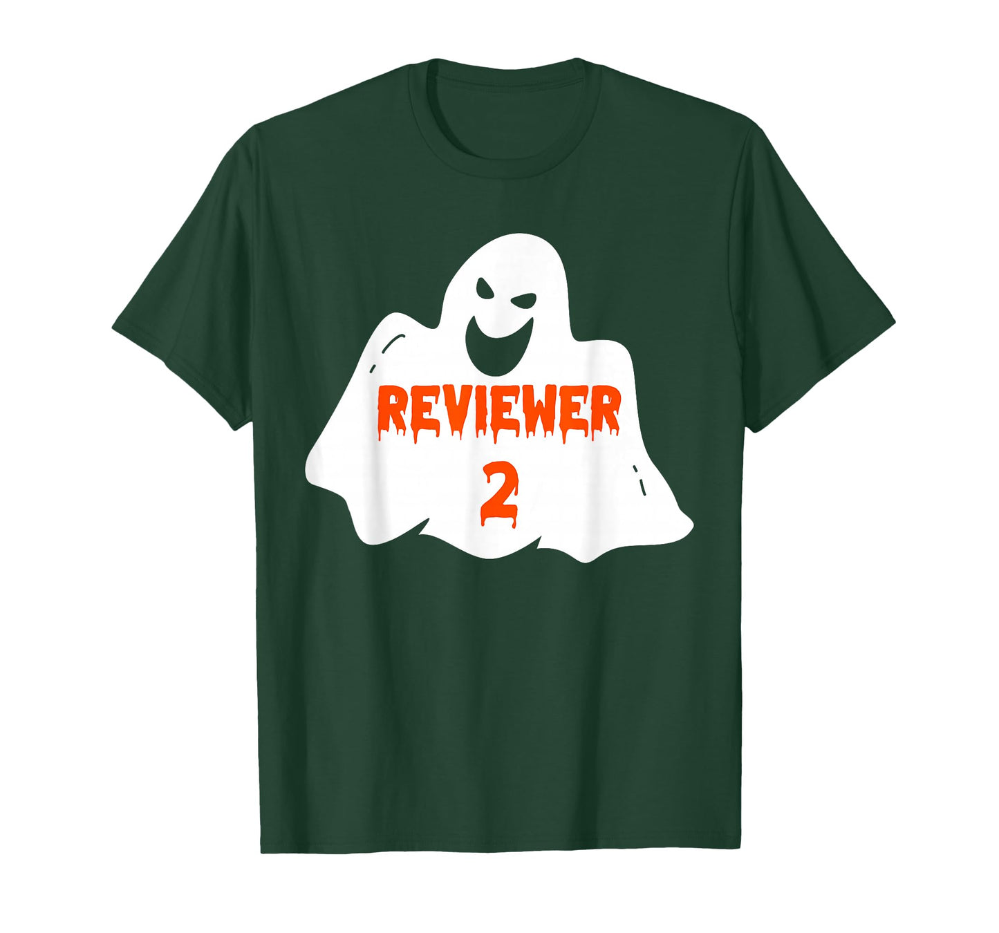 PhD Student Halloween Costume Reviewer 2 Dissertation Ghost T-Shirt