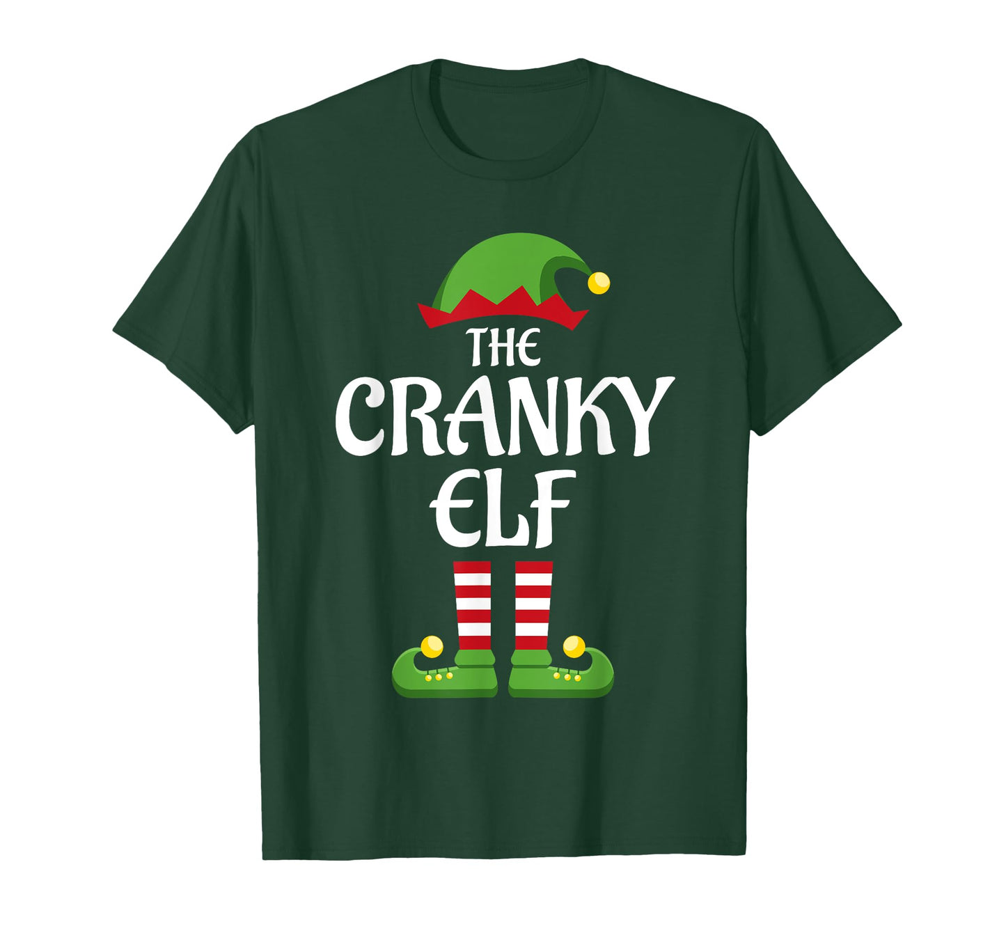 Cranky Elf Family Matching Group Christmas T-Shirt