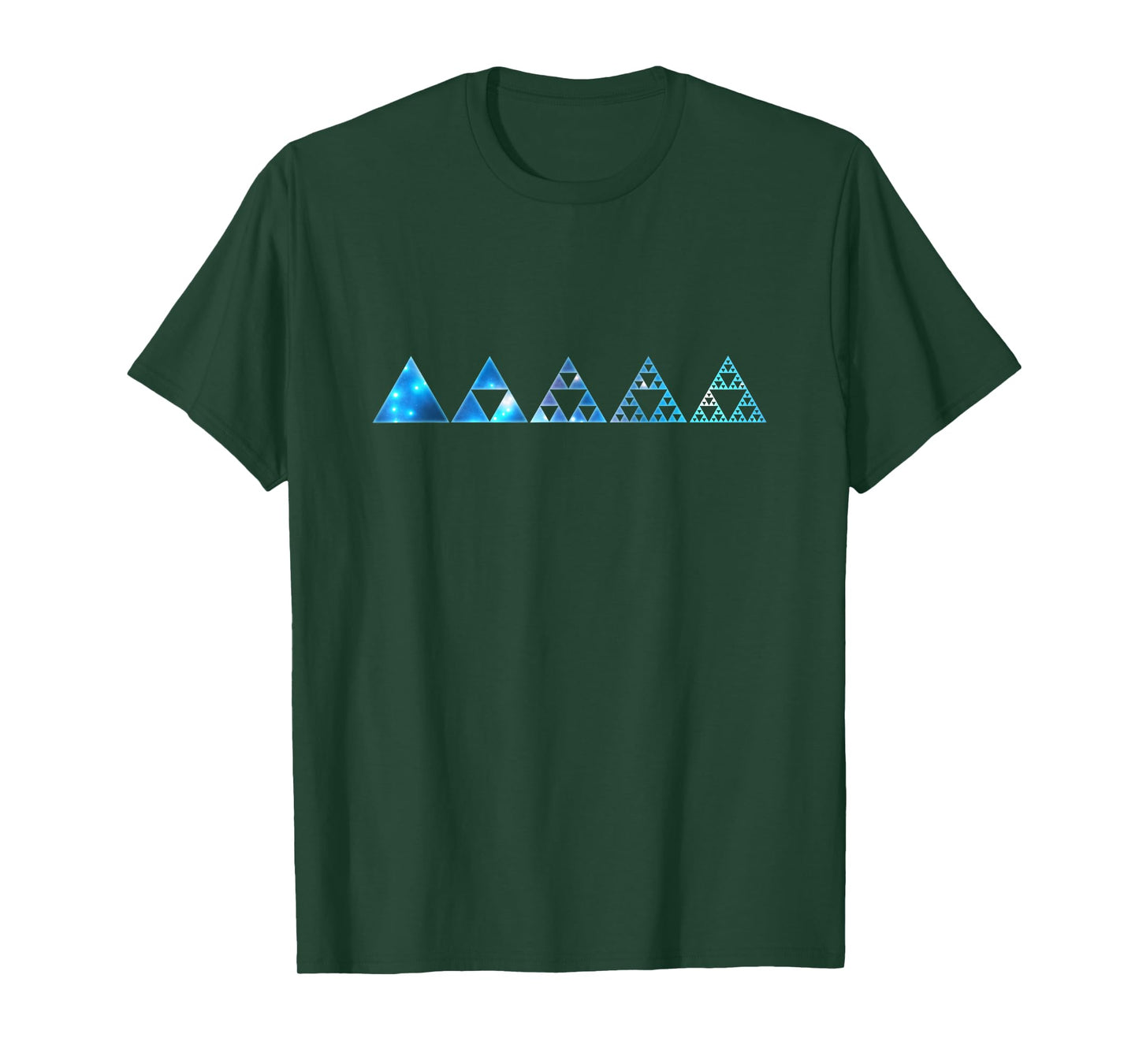 Sierpinski Triangle Fractal Geometry Math Math Matrix T-Shirt
