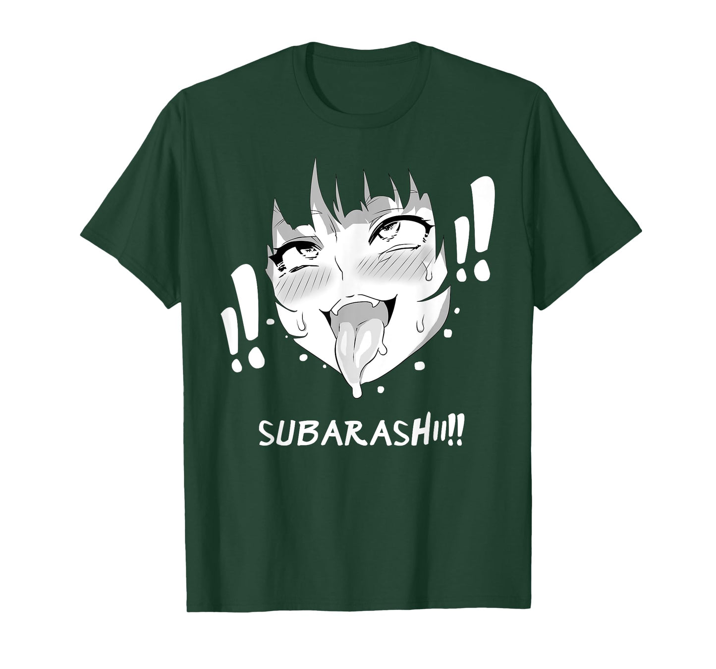 Ahegao Face Shirt Anime Manga Hentai Girl Subarashii Apparel