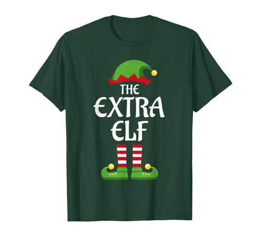 Extra Elf Family Matching Group Christmas T-Shirt