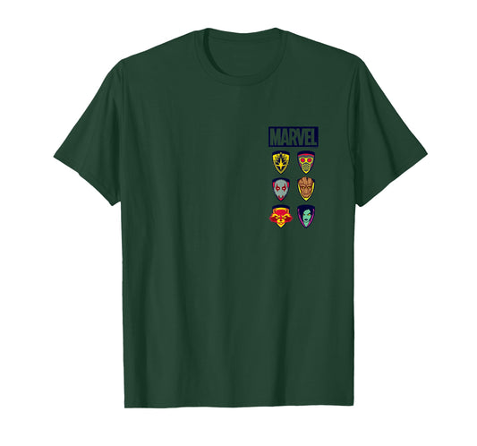 Guardians of The Galaxy - Stacked Icons T-Shirt