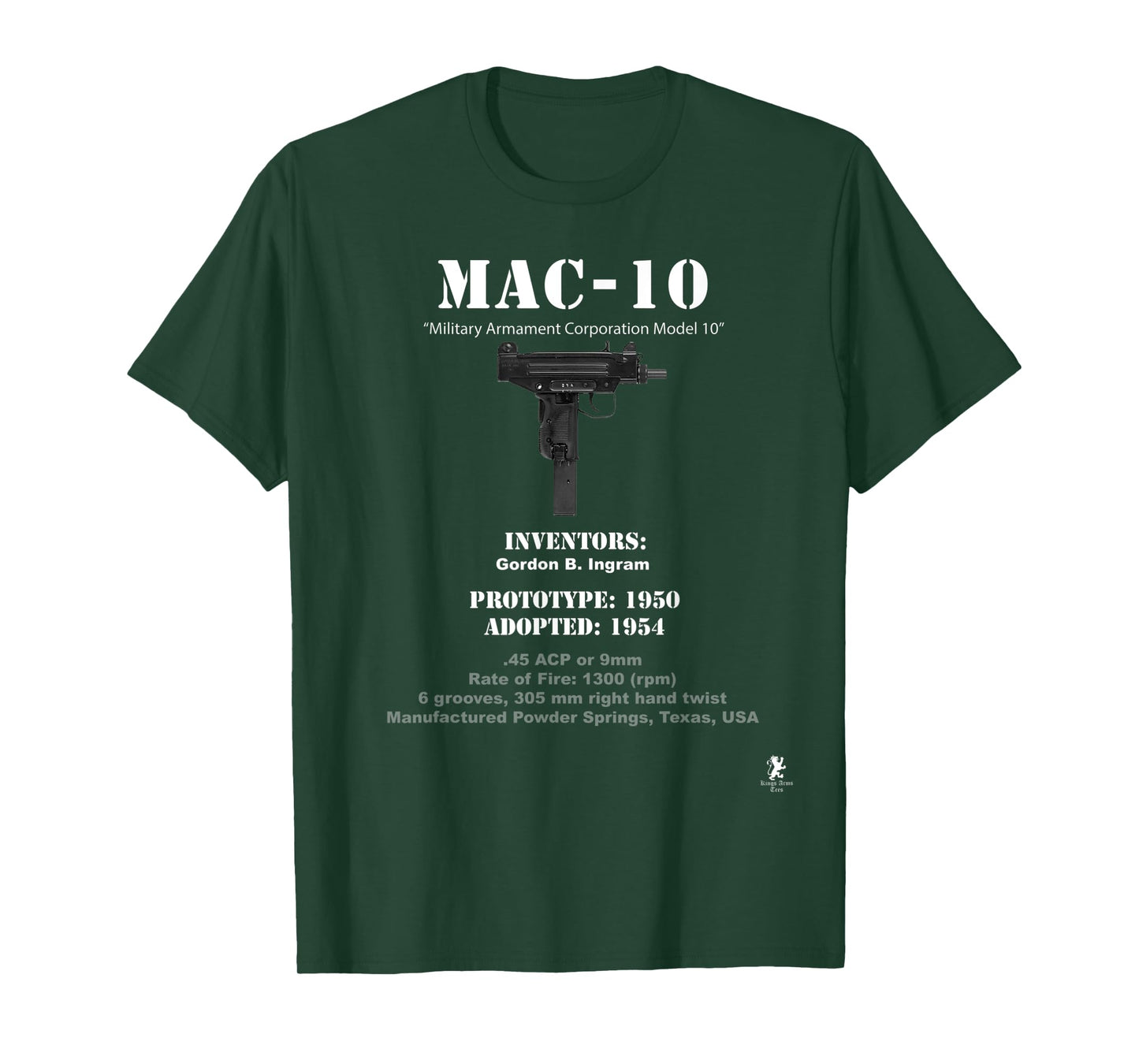 MAC-10 - Invention and History T-Shirt