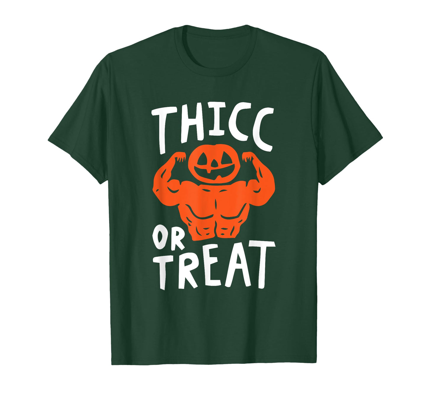 Trick Or Treat Pun Lazy Halloween Costume Workout Gym Lover T-Shirt