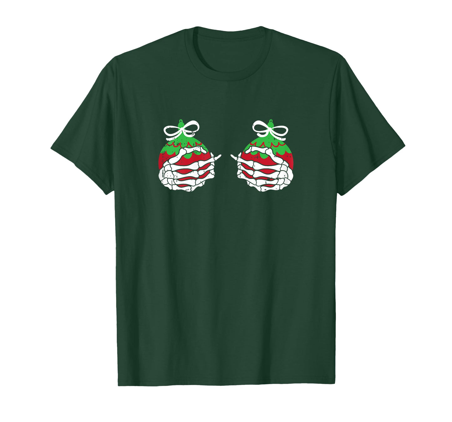 Christmas Balls Boobs Pajama Funny X-Mas Decoration Holiday T-Shirt