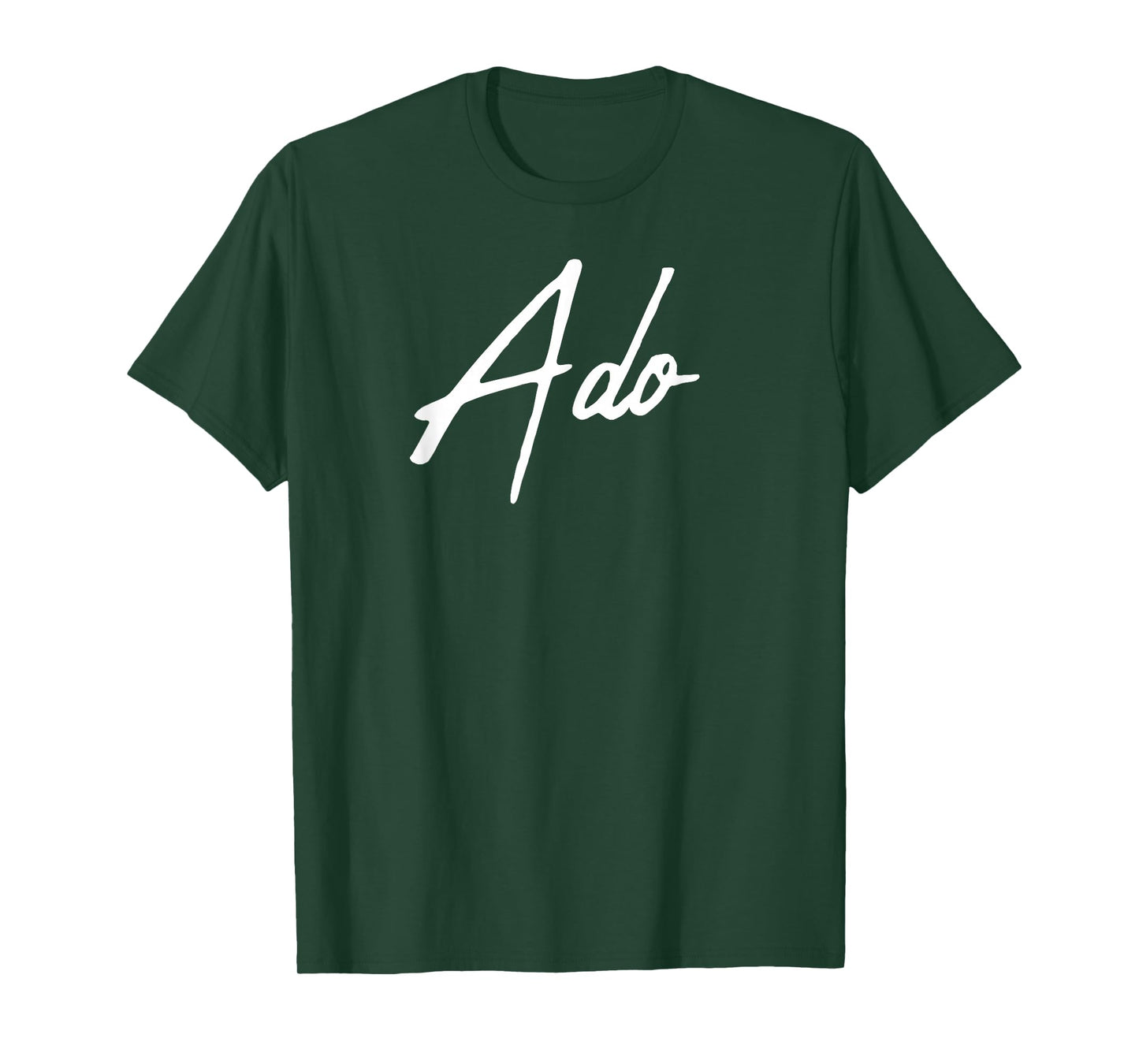 Beautiful Handwritten Font Ado Calligraphy T-Shirt