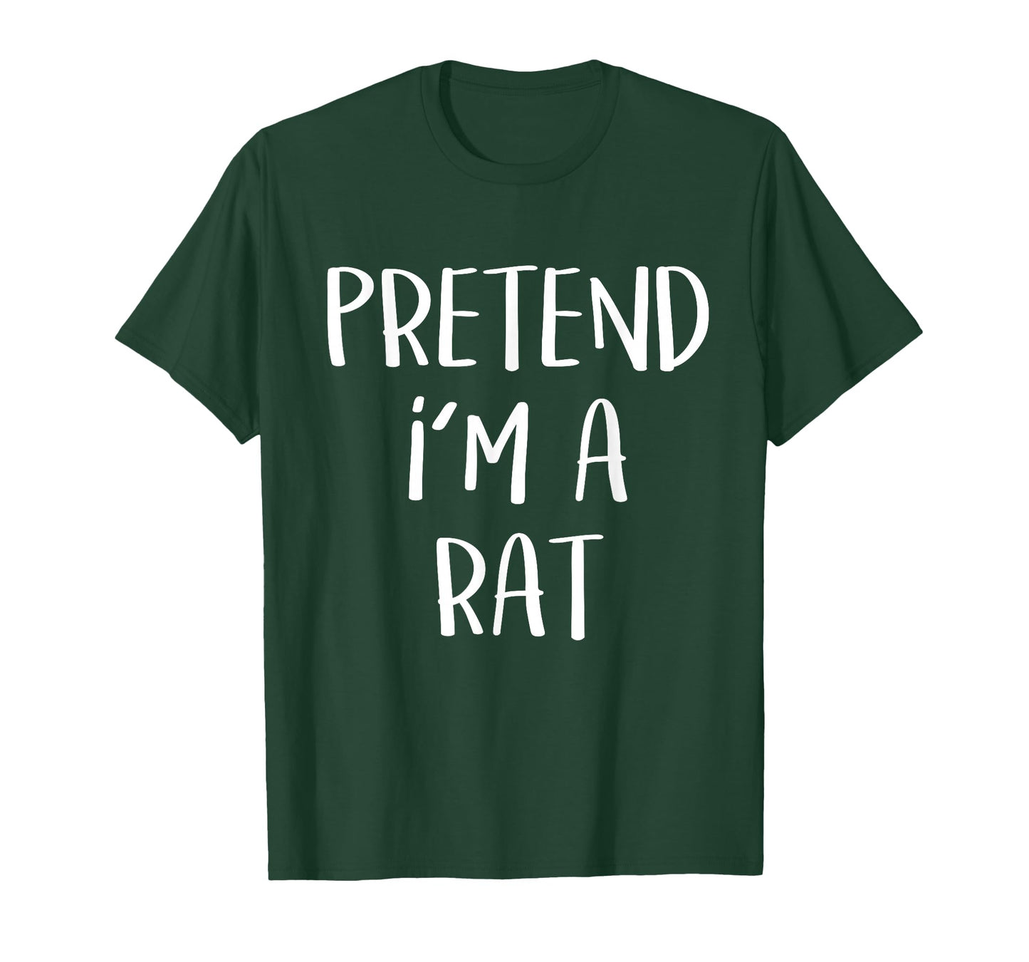 Pretend I'm A Rat Costume Halloween Party T-Shirt Animal Tee T-Shirt