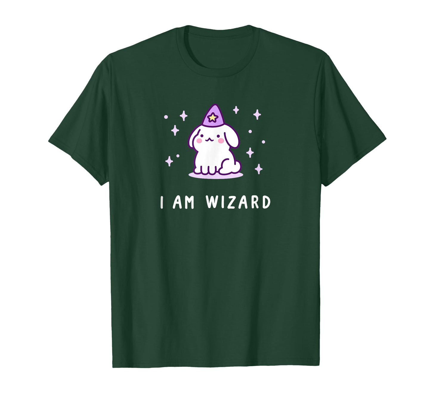 Cute Kawaii Bunny Wizard, I Am Wizard T-Shirt