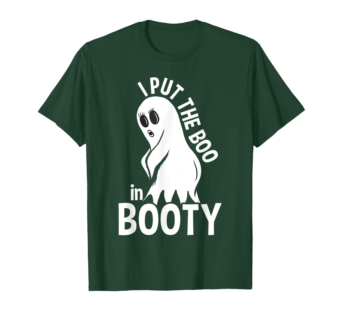 Funny Halloween Sexy Ghost I Put The Boo In Booty T-Shirt